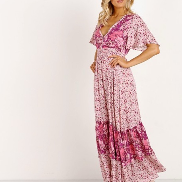 Spell & The Gypsy Winona Gown Berry size s - Picture 4 of 6